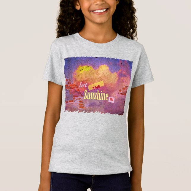 Camiseta Mensaje en una pared (Anverso)