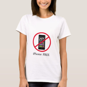 Camiseta Mensaje gratuito de iPhone moderno