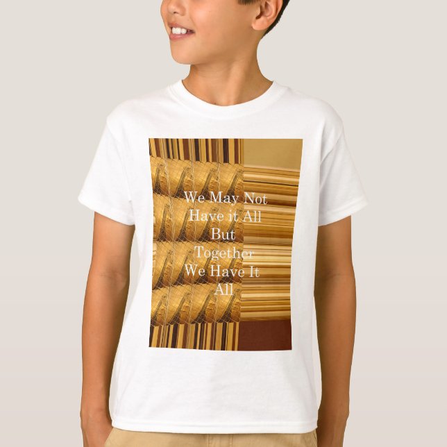 Camiseta Mensaje inspirador con diseño de vida salvaje en Á (Anverso)