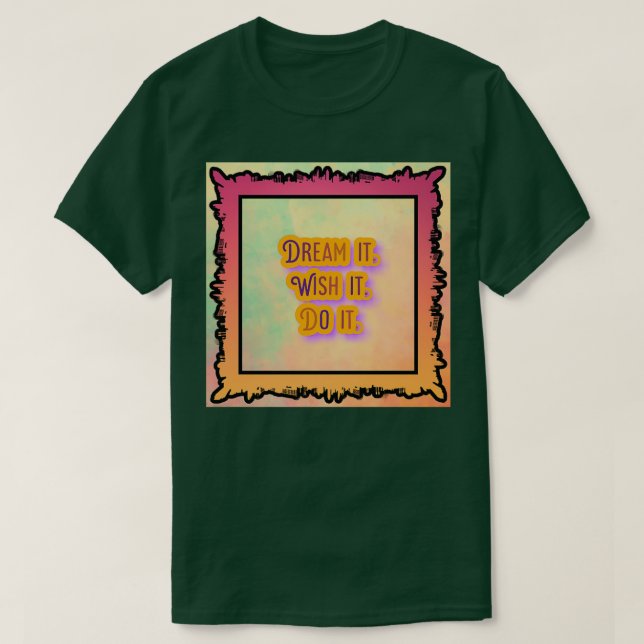 CAMISETA MENSAJE MOTIVATIVO (Diseño del anverso)