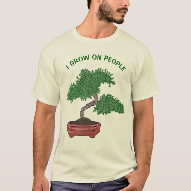 Camiseta Mensaje personalizado gráfico japonés Bonsai Tree (Anverso)