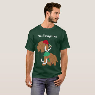 Camiseta Mensaje Personalizado Navidades mamíferos Wooly