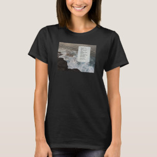Camiseta Mensaje positivo con foto de paisaje marino natura