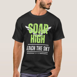 Camiseta Mensaje positivo de alto alcance para los hombres