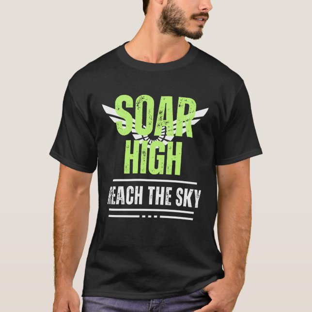 Camiseta Mensaje positivo de alto alcance para los hombres  (Anverso)