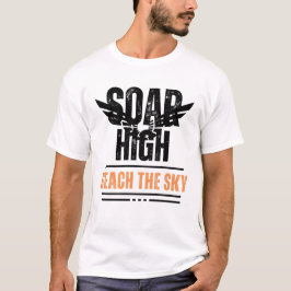 Camiseta Mensaje positivo de alto alcance para los hombres