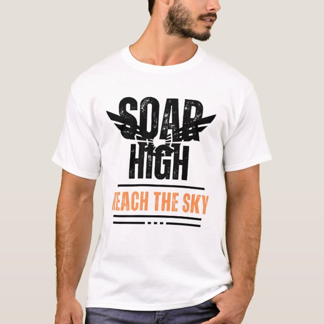 Camiseta Mensaje positivo de alto alcance para los hombres  (Anverso)