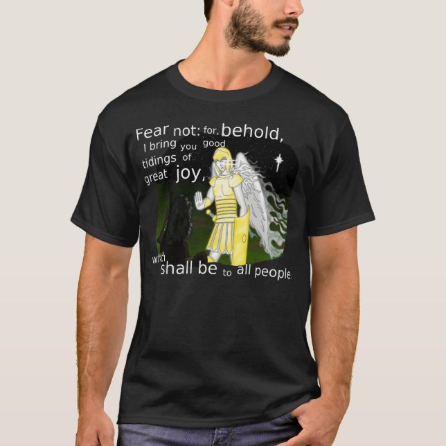 Camiseta Mensajero angelical (Anverso)