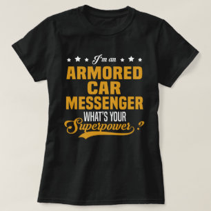 Camiseta Mensajero de coche blindado
