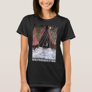 Camiseta Mensajero Sagrado de Nara Pintura de Alfred Fox