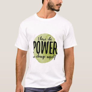 Camiseta mensajes motivacionales de amor propio para acepta