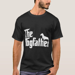 Camiseta Menshe Padrino Perro Dachshund Divertido Padre Ama