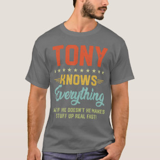 Camiseta Mensony Lo Sabe Todo Nombre Divertido Personalizad