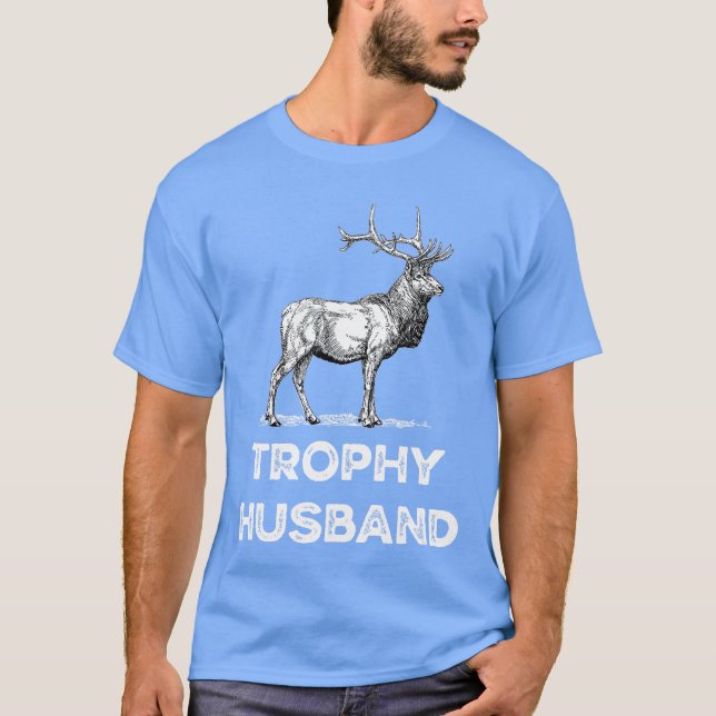 Camiseta Mensrophy Buck Fathers Day Design for Husband frie (Anverso)