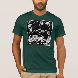 Camiseta Men'sT-Camisa: Jugendstil - Affentheater