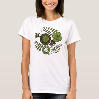 Camiseta Menta floral