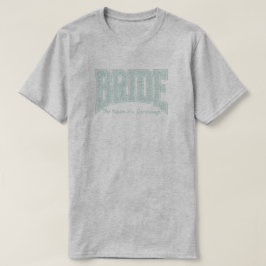 Camiseta Menta Floral Pequeño BRIDE Compromiso