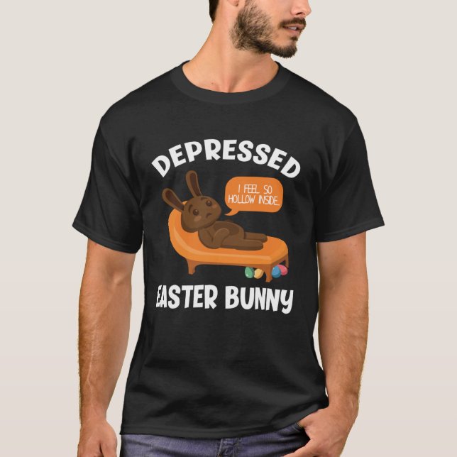 Camiseta Mental Health Awareness Chocolate Bunny Funny East (Anverso)