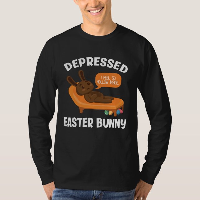 Camiseta Mental Health Awareness Chocolate Bunny Funny East (Anverso)