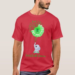 Camiseta Mental Health Awareness Faith Elephant Flower Surv