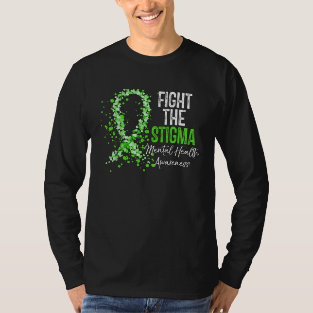 Camiseta Mental Health Awareness Fight The Stigma For Kid M (Anverso)