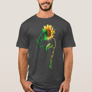 Camiseta Mental Health Awareness Sunflower Premium 