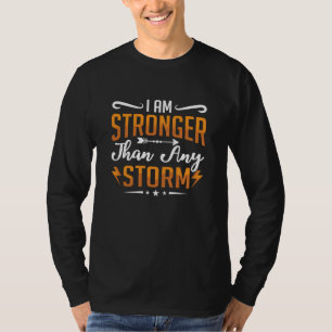 Camiseta Mental Health I Am Stronger Than Any Storm Anxiety