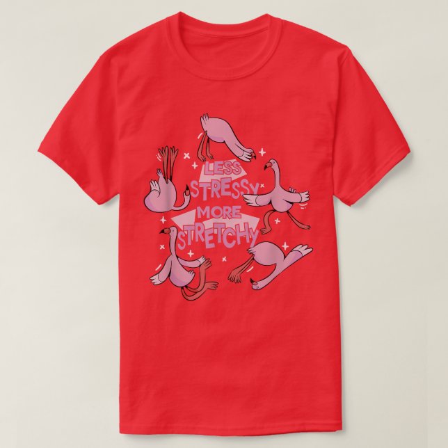 Camiseta Mental Health Less Stressy More Stretchy T-Shirt 1 (Diseño del anverso)