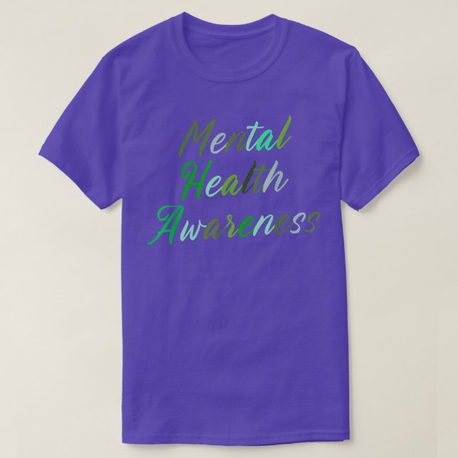 Camiseta Mental Health Matters Awareness4640 2143  (Diseño del anverso)