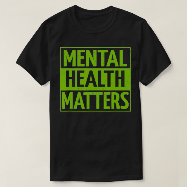 Camiseta Mental Health Matters Mental Health Awareness Men  (Diseño del anverso)