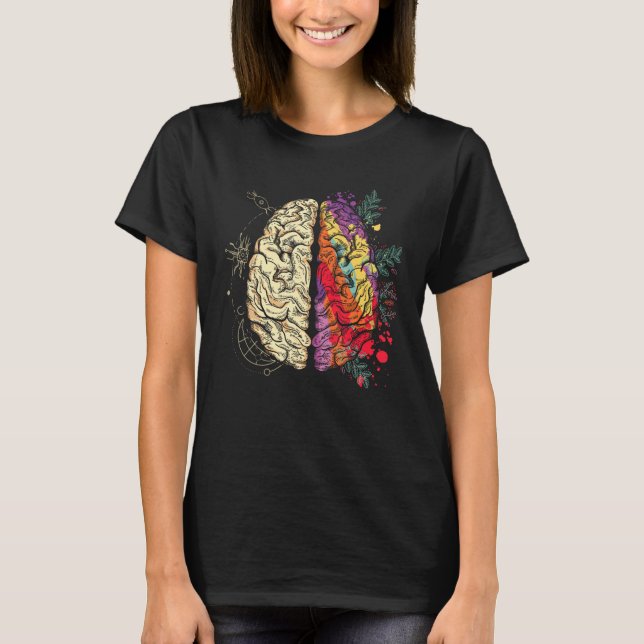 Camiseta Mental Health Neurologist Neurology Colorful Human (Anverso)