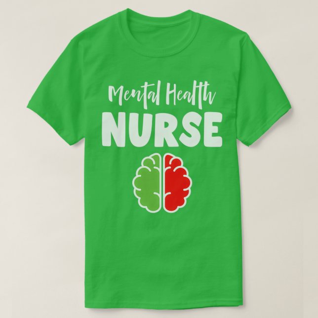 Camiseta Mental Health Nurse (Diseño del anverso)