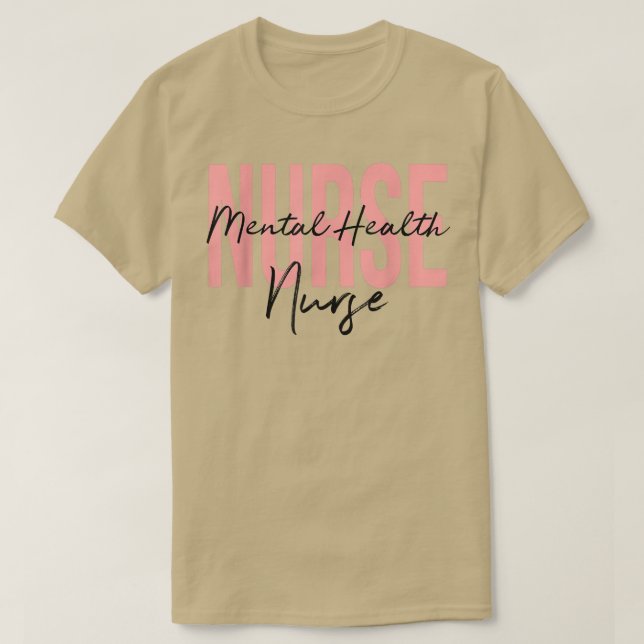 Camiseta Mental Health Nurse Psych Nurse Psychiatric Nurse  (Diseño del anverso)