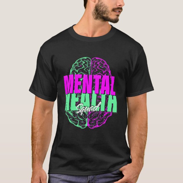 Camiseta Mental Health Squad Appreciation Day Tie Dye Women (Anverso)