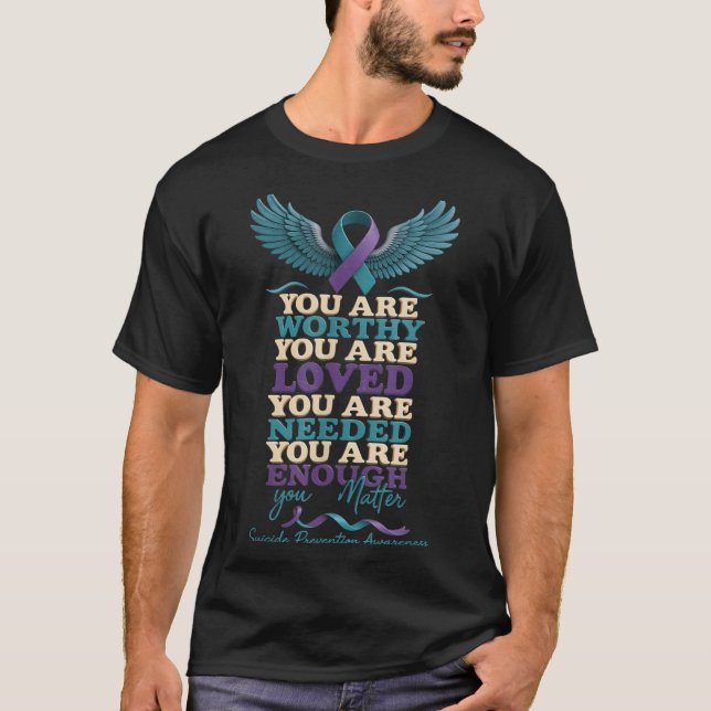 Camiseta Mental Health Suprt Suicide Prevention Awareness S (Anverso)