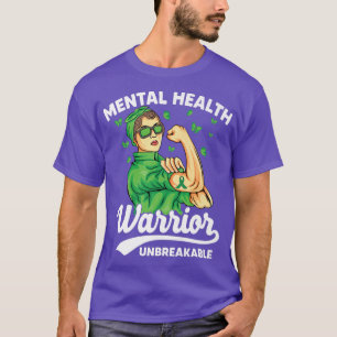 Camiseta Mental Health Warrior Unbreakable Survivors Of Men