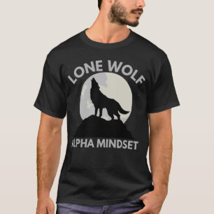 Camiseta Mentalidad Alfa Lobo Solitario