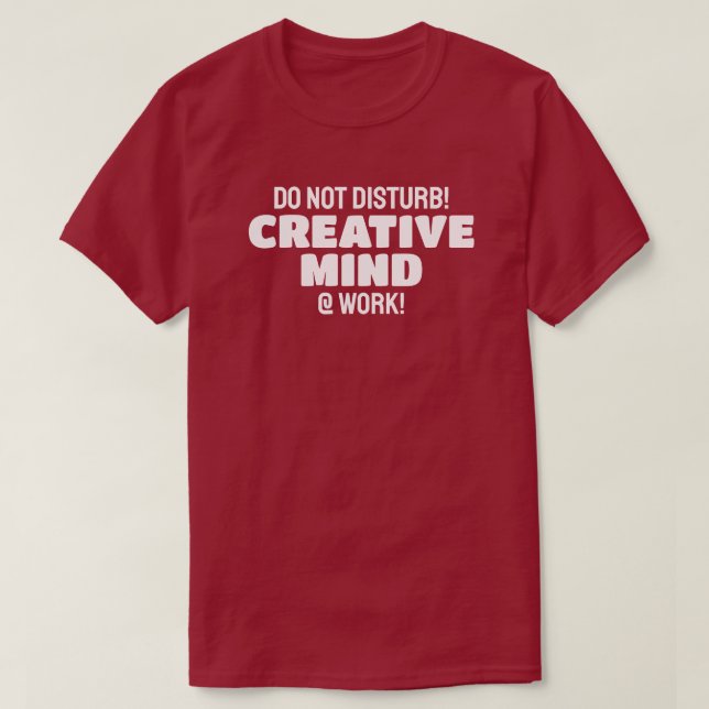 Camiseta Mentalidad creativa (Diseño del anverso)