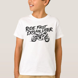 Camiseta Mentalidad de acción del piloto de Sportbike