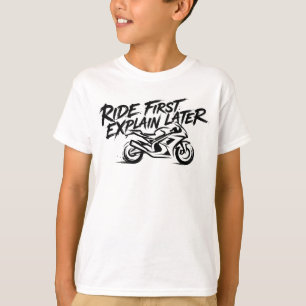Camiseta Mentalidad de acción del piloto de Sportbike