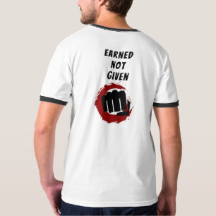 Camiseta Mentalidad de Cinturón Negro de Karate Motivación