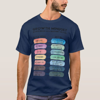 Camiseta Mentalidad de crecimiento Reformulación de Pensami
