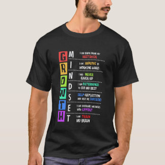 Camiseta Mentalidad de Crecimiento Té Motivacional Positivo