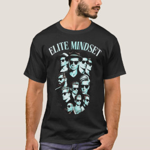 Camiseta Mentalidad de Élite Lujo Premium Hombre Gráfica Ne