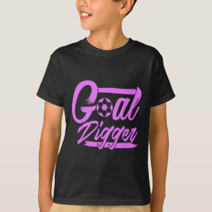 Camiseta Mentalidad de Gol Digger Hustle Fútbol Estrategia 