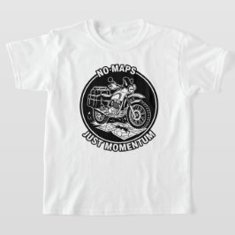 Camiseta Mentalidad de libertad en el turismo en motociclet