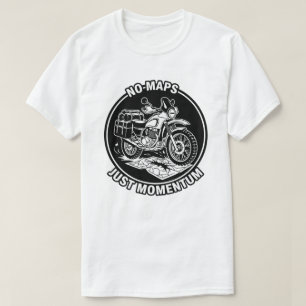 Camiseta Mentalidad de libertad en motocicleta de turismo