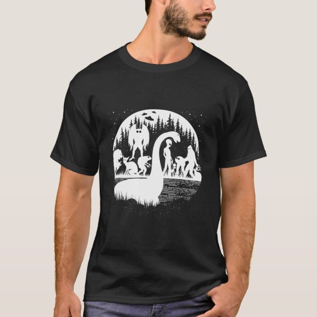 Camiseta Mentalidad De Monstruo De Loch Ness Y Cripticas De (Anverso)