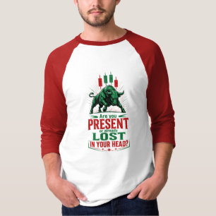 Camiseta Mentalidad de Negociación de Toro Presente o Perdi