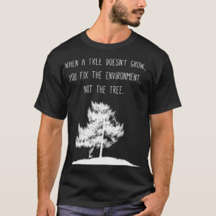 Camiseta Mentalidad del árbol del cambio climático del ca